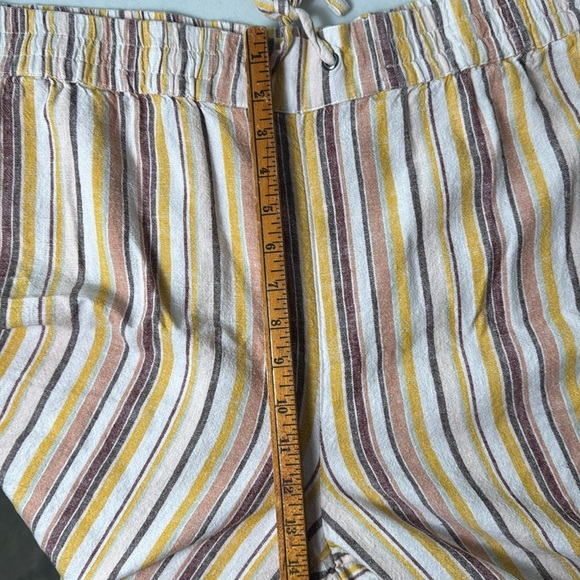 Naturals denim&co linen blend striped pants - Picture 8 of 13